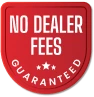 no dealer fees badge