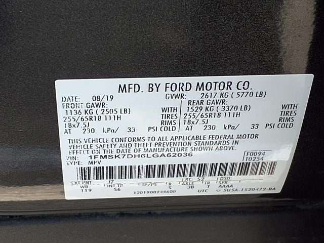 2020 Ford Explorer XLT