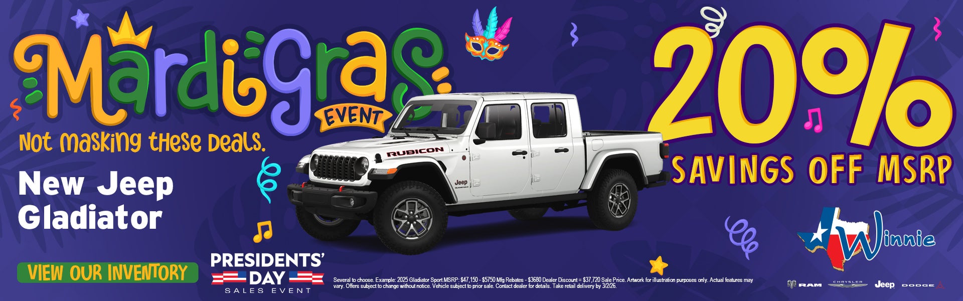 Winnie Chrysler Dodge Jeep Ram New Jeep Gladiator