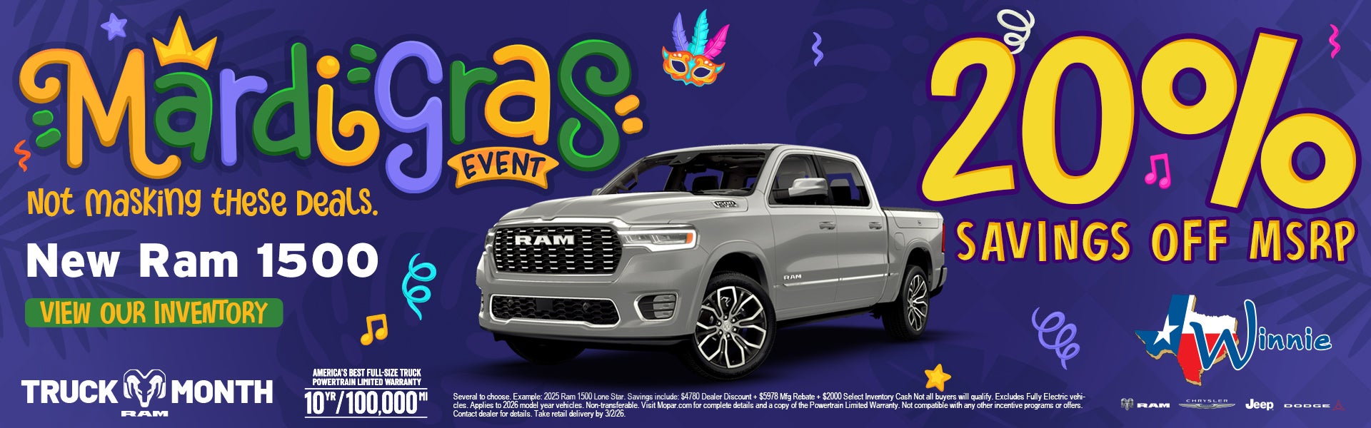 Winnie Chrysler Dodge Jeep Ram New Ram 1500