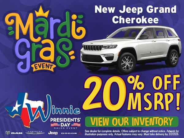 Winnie Chrysler Dodge Jeep Ram New Jeep Grand Cherokee