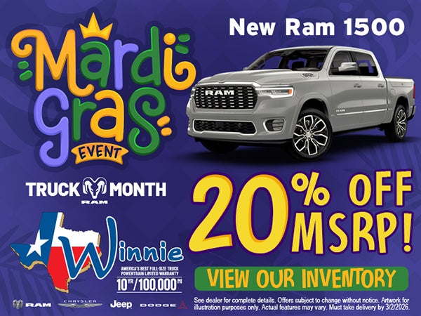 Winnie Chrysler Dodge Jeep Ram New Ram 1500