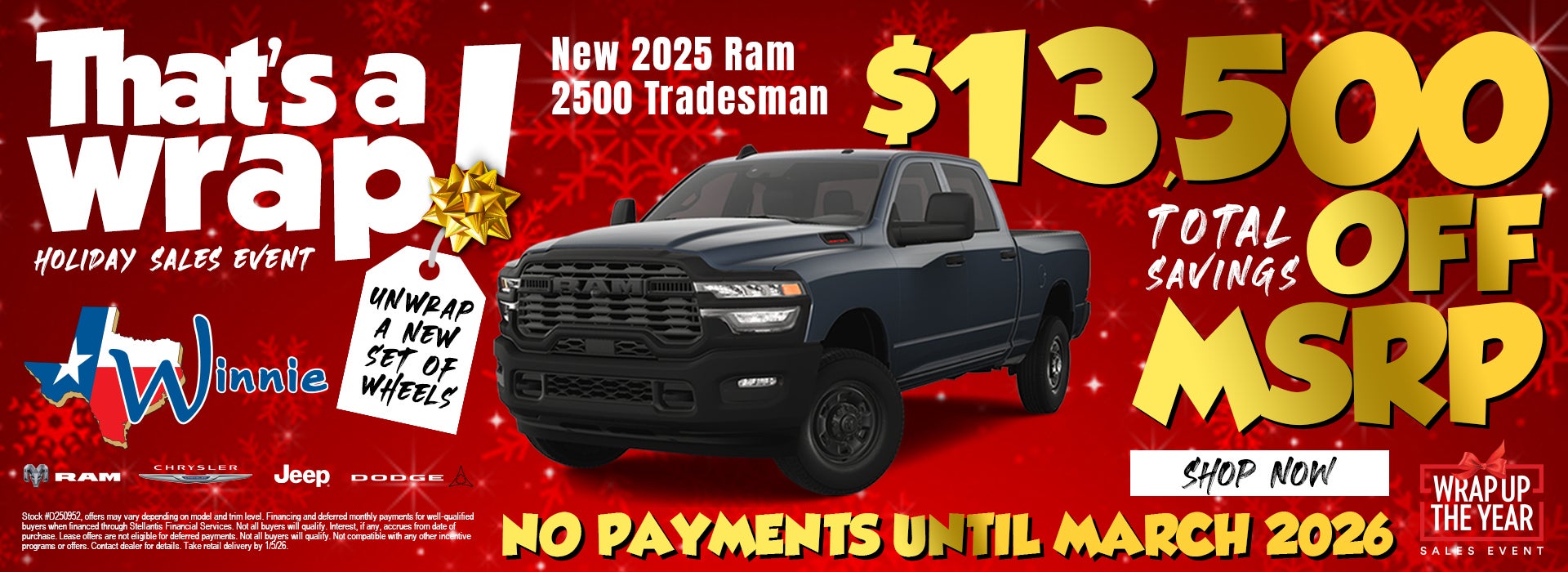NEW 2025 RAM 2500