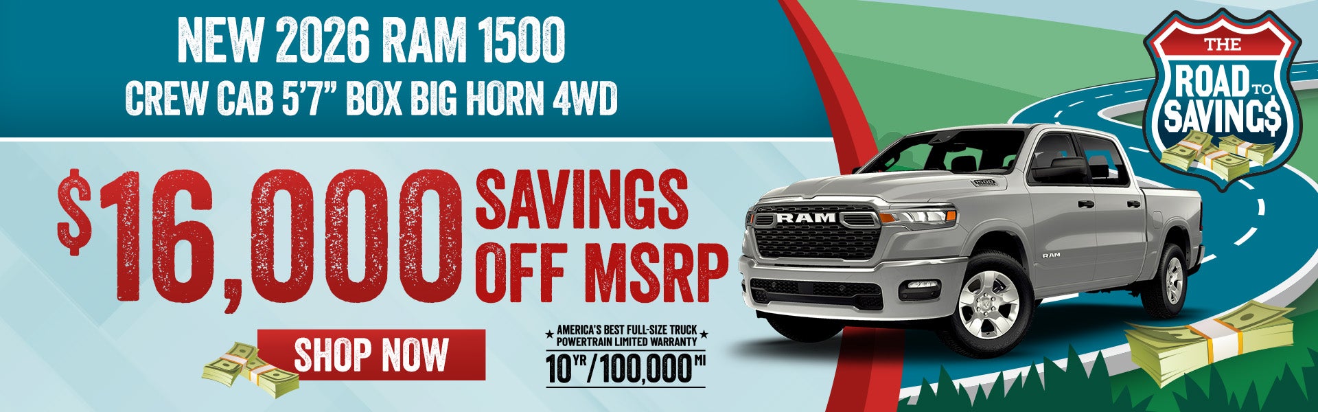 $16,000 Savings Off MSRP