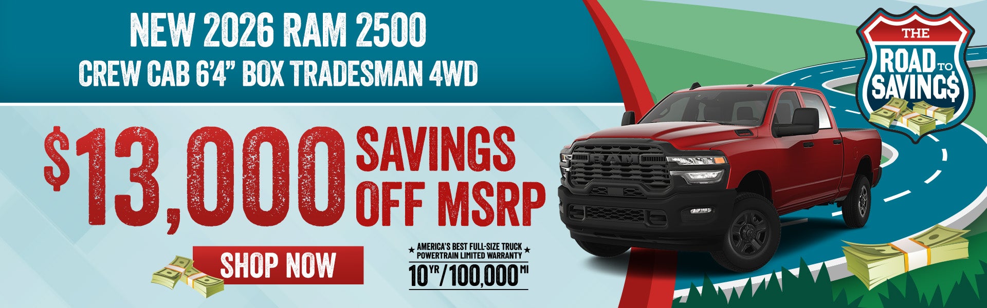 $13,000 Savings Off MSRP