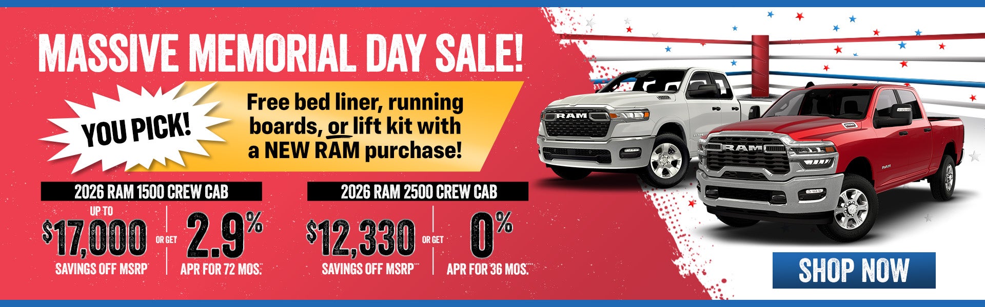 Memorial Day sale