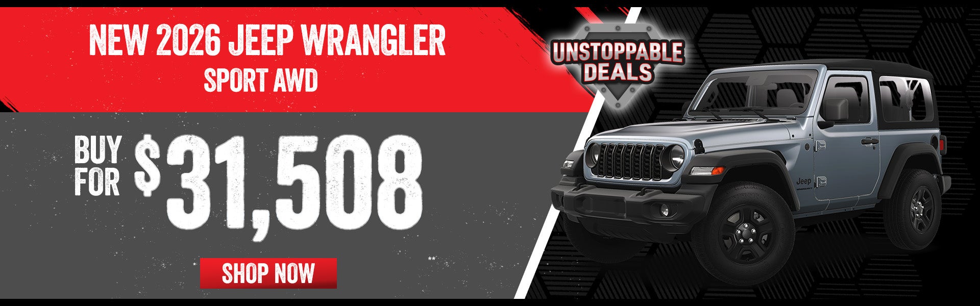 Jeep Wranlger savings